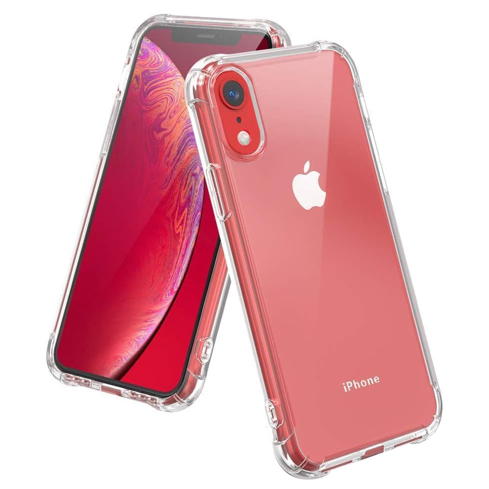 Funda para Apple iPhone XR, Techsuit, Antichoque Transparente, Transparente
