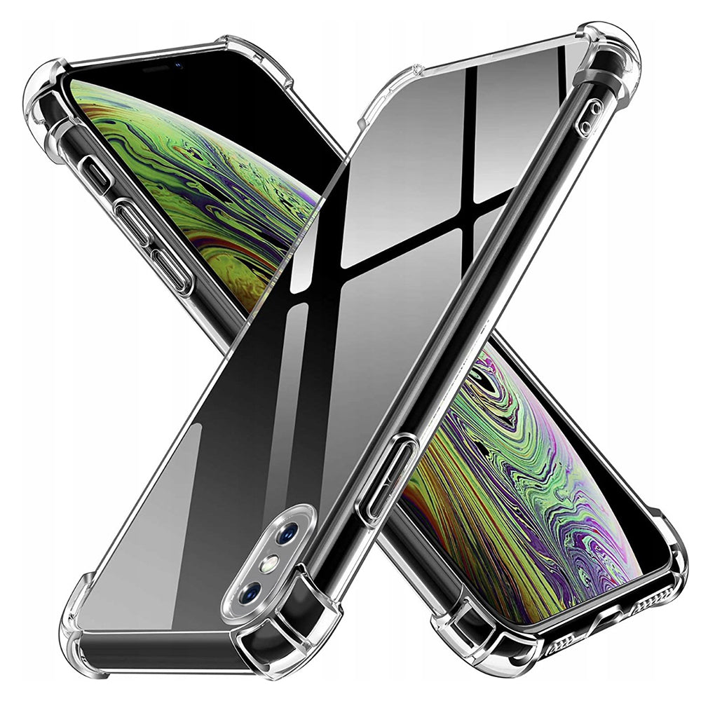 Funda para Apple iPhone XS Max, Techsuit, Shockproof Clear, Transparente