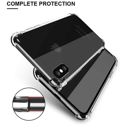 Funda para Apple iPhone XS Max, Techsuit, Shockproof Clear, Transparente