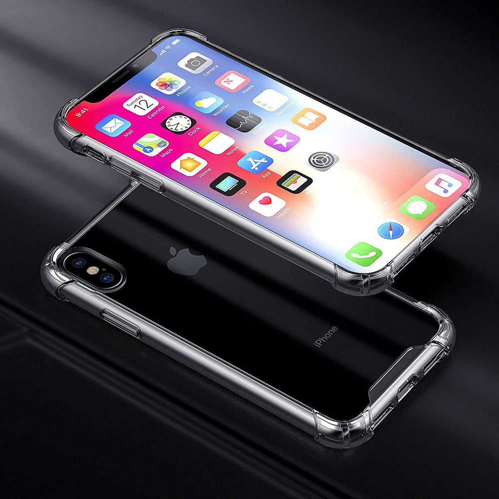 Funda para Apple iPhone XS Max, Techsuit, Shockproof Clear, Transparente