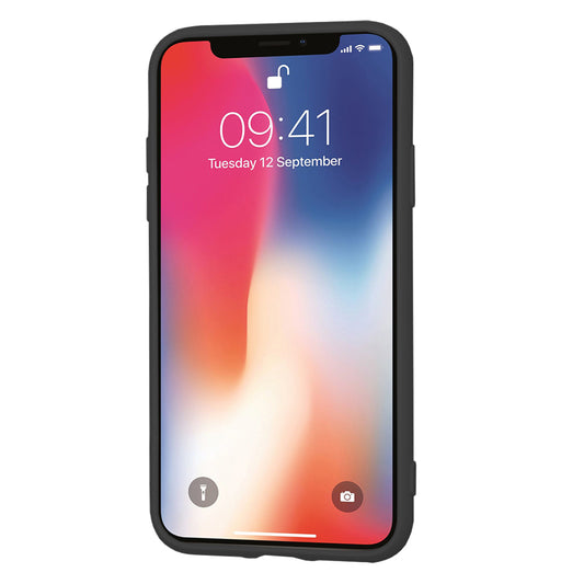 Funda para Apple iPhone XS / X, Techsuit, SoftFlex, Negra