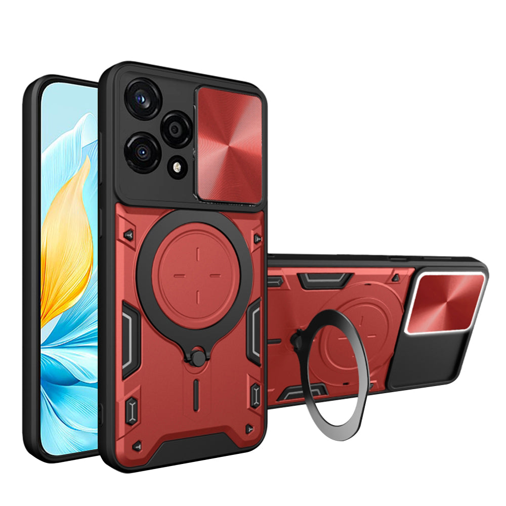 Funda para Honor 200 Lite, Techsuit, CamGuard Pro, Roja