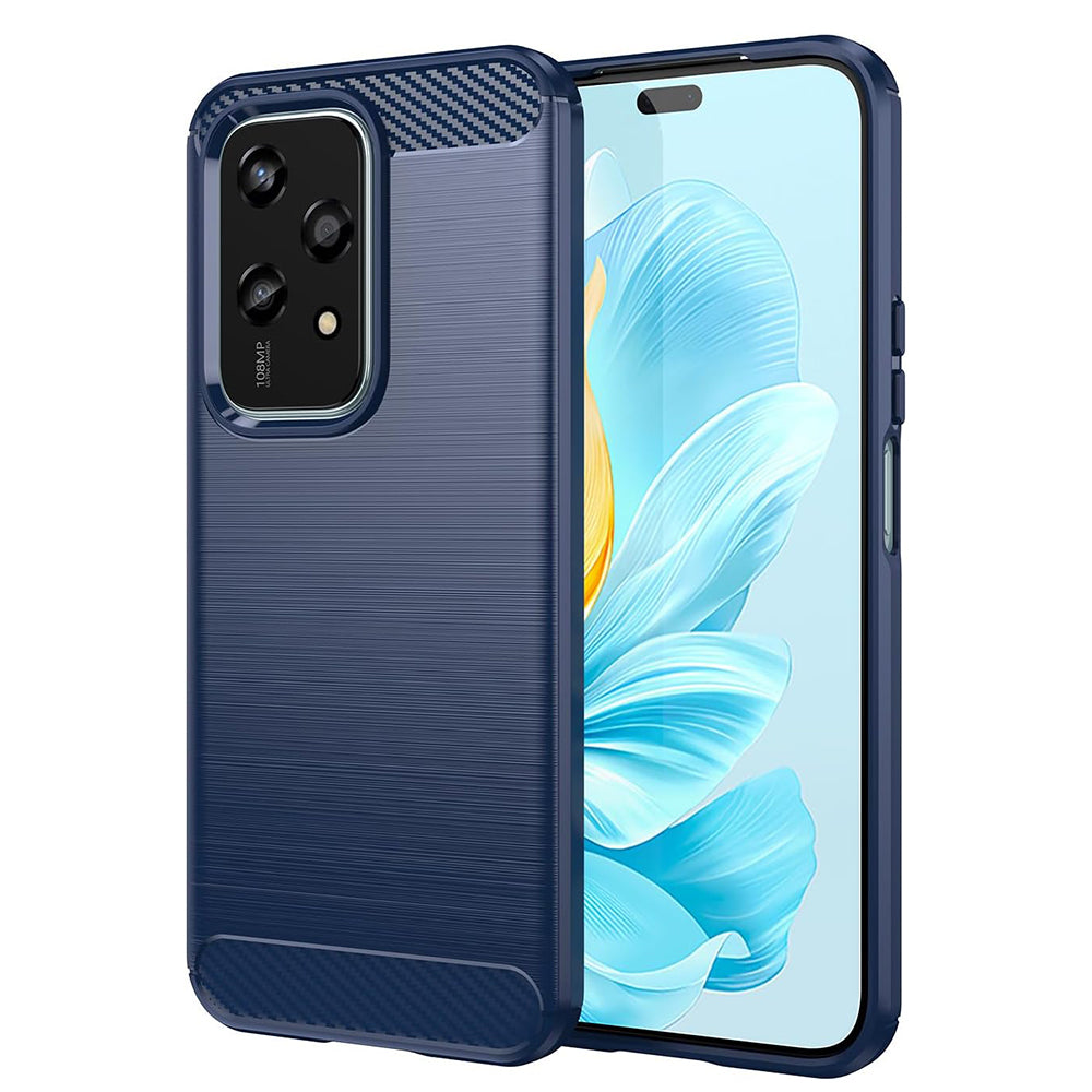 Funda para Honor 200 Lite, Techsuit, Carbono, Azul
