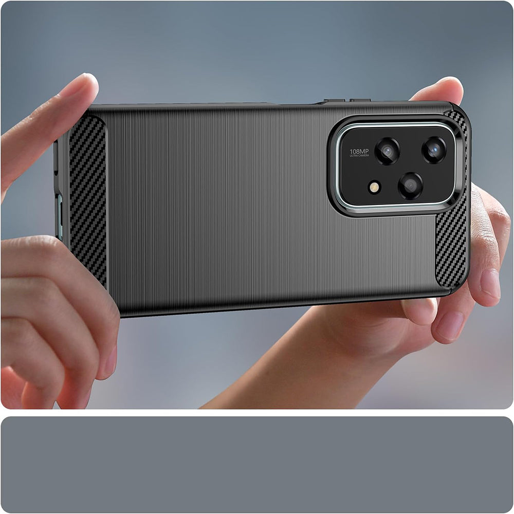 Funda para Honor 200 Lite, Techsuit, Carbono, Azul