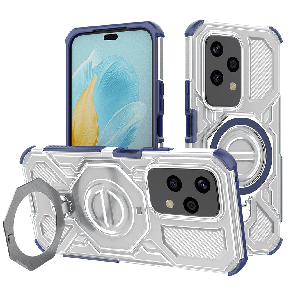 Funda para Honor 200 Lite, Techsuit, Carbon Shield Pro, Azul