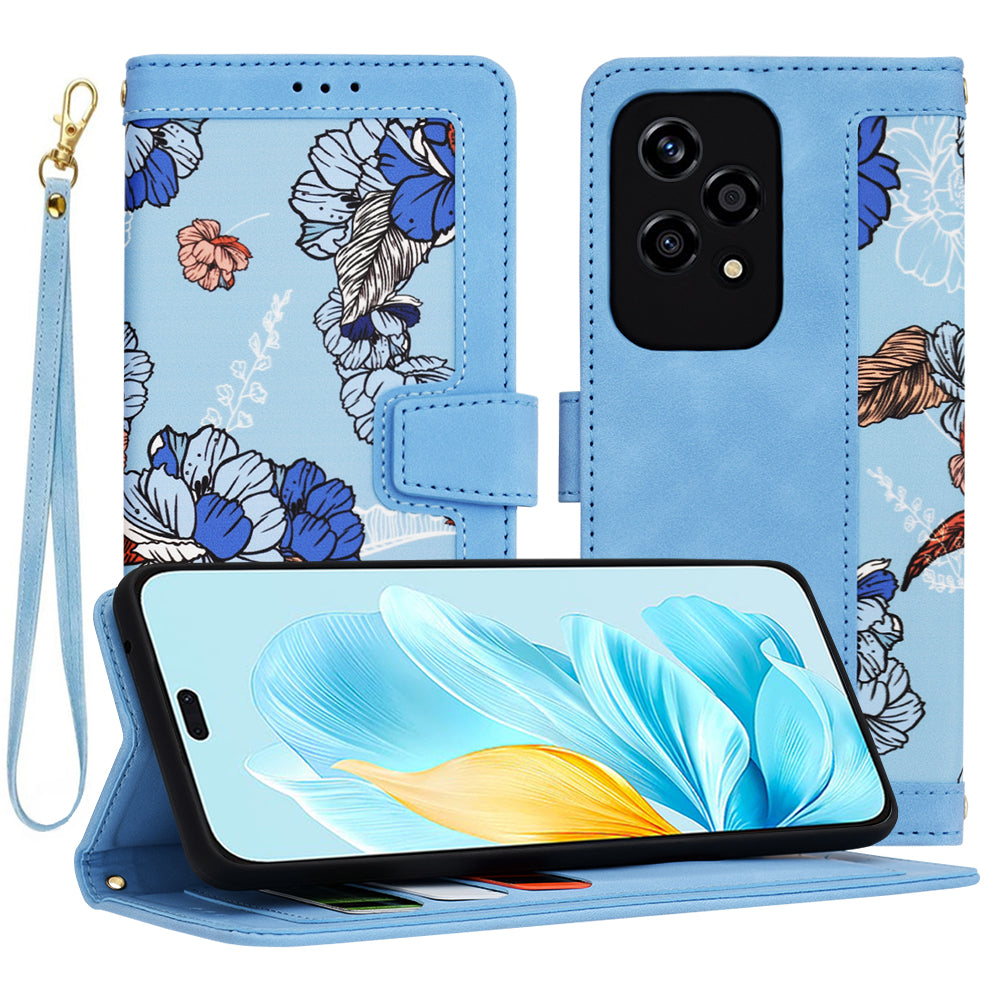 Funda para Honor 200 Lite, Techsuit, FlipCraft, Azul
