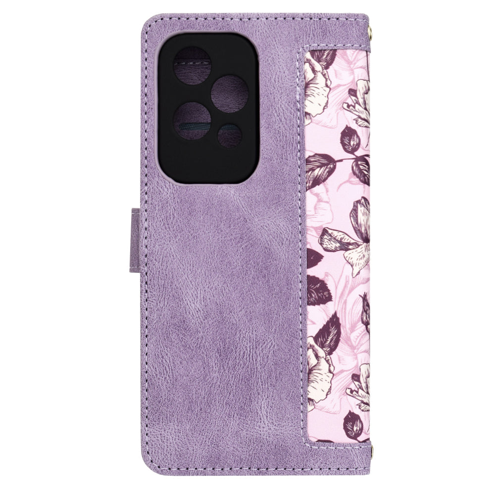 Funda para Honor 200 Lite, Techsuit, FlipCraft, Morado