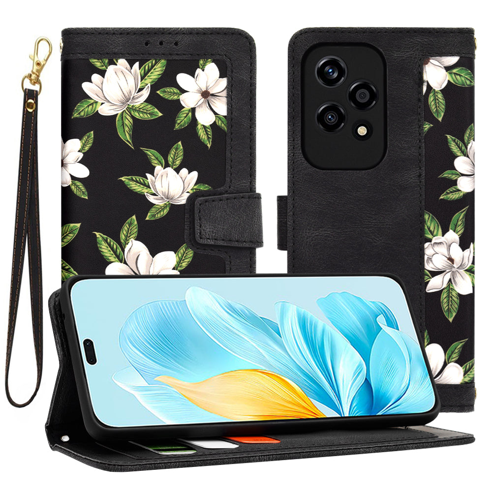 Funda para Honor 200 Lite, Techsuit, FlipCraft, Negra