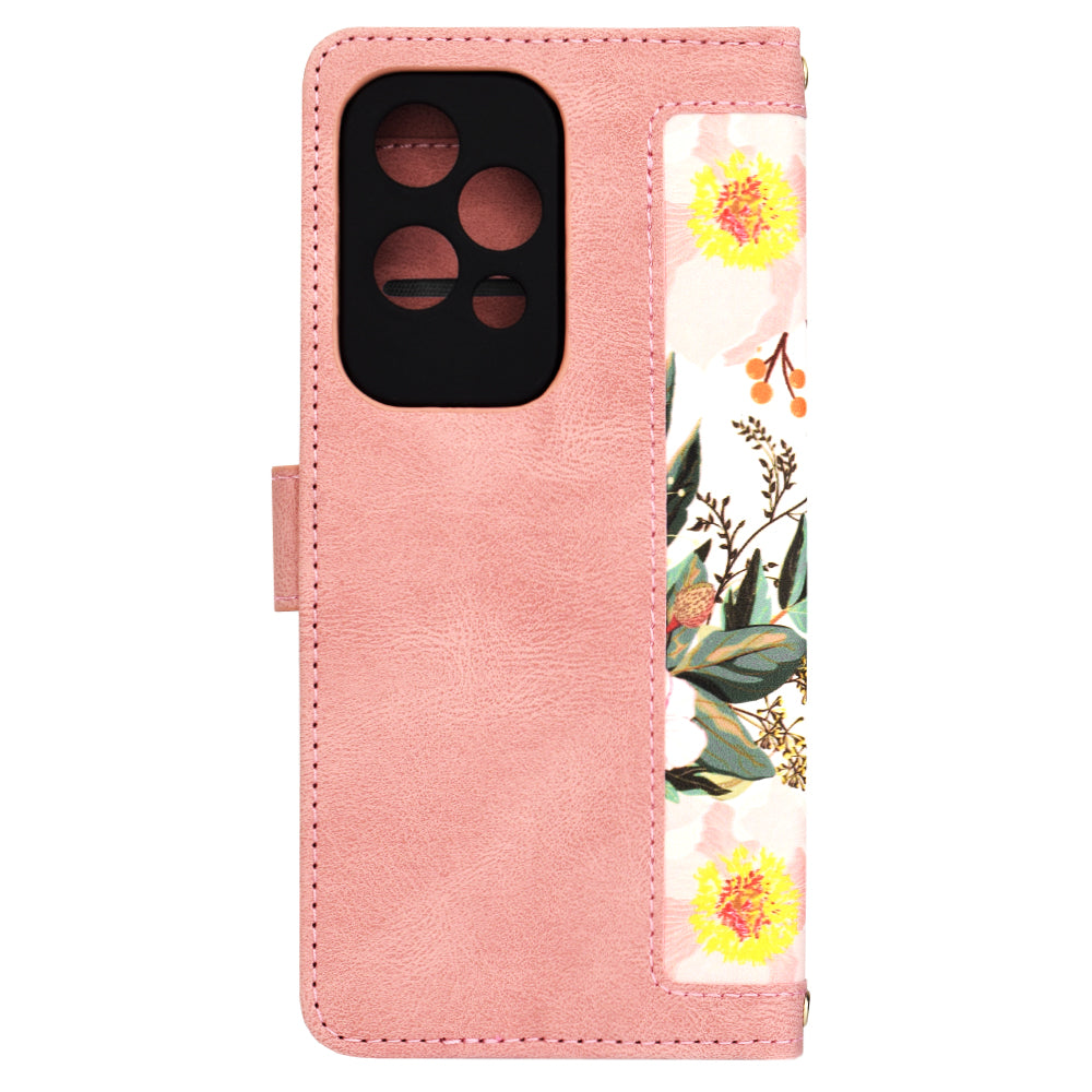 Funda para Honor 200 Lite, Techsuit, FlipCraft, Rosa