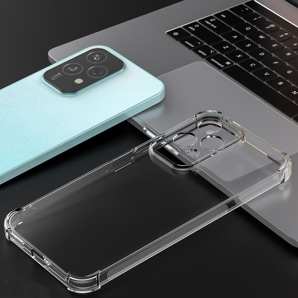 Funda para Honor 200 Lite, Techsuit, Antigolpes Transparente, Transparente