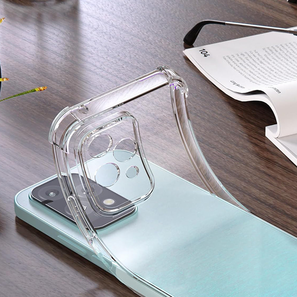 Funda para Honor 200 Lite, Techsuit, Antigolpes Transparente, Transparente