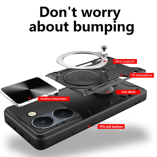 Funda para Honor 200 Pro, Techsuit, CamGuard Pro, Negra