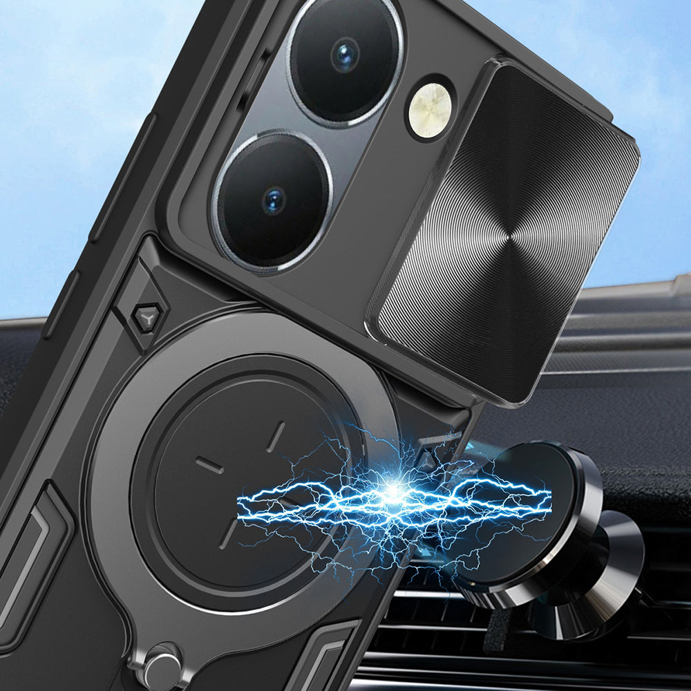 Funda para Honor 200, Techsuit, CamGuard Pro, Negra