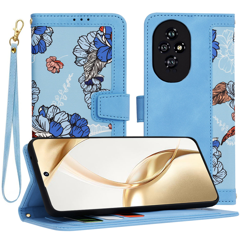 Funda para Honor 200, Techsuit, FlipCraft, Azul