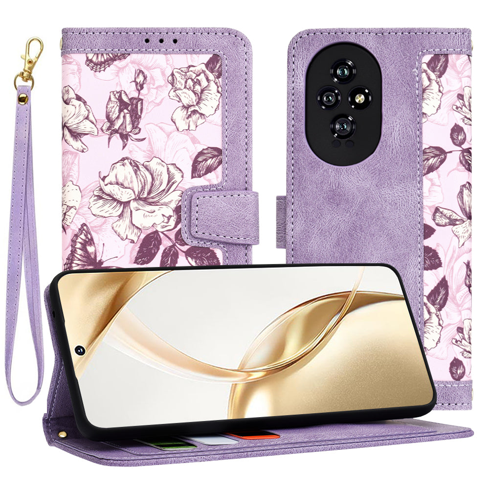 Funda para Honor 200, Techsuit, FlipCraft, Morado