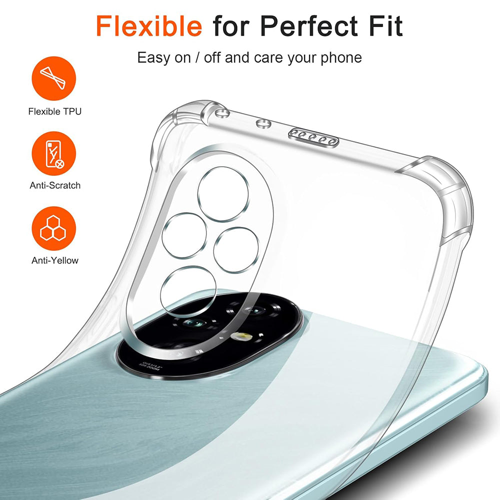 Funda para Honor 200, Techsuit, Antigolpes Transparente