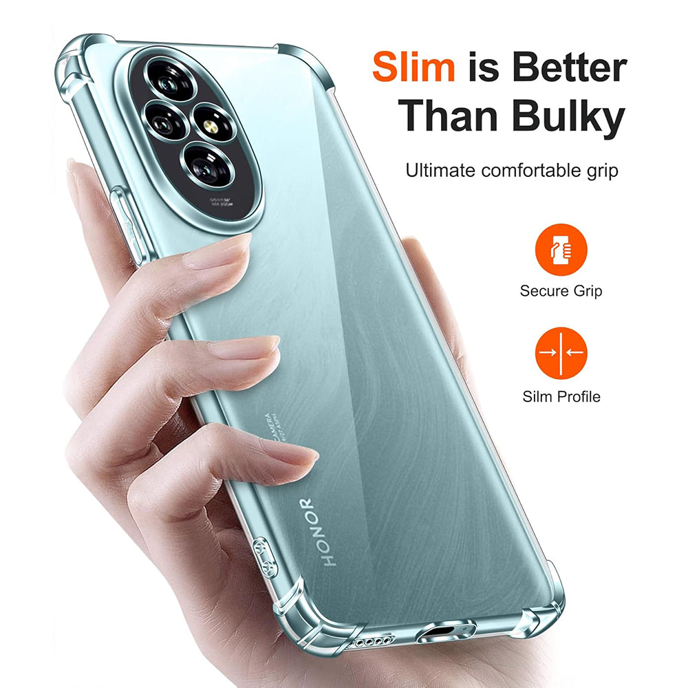 Funda para Honor 200, Techsuit, Antigolpes Transparente