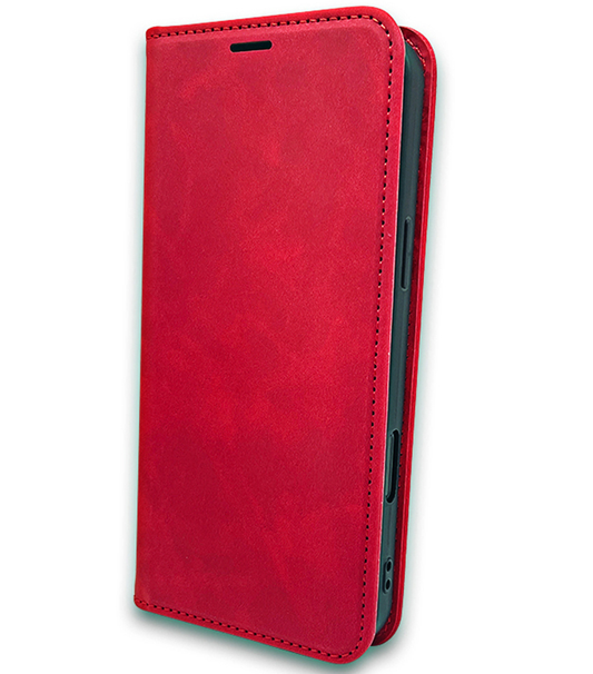 Funda para Honor 400 Lite, OEM, Smart Suede, Roja