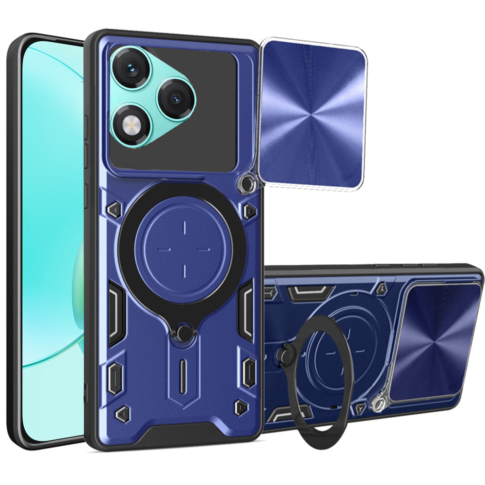 Funda para Honor 400 Lite, Techsuit, CamGuard Pro, Azul