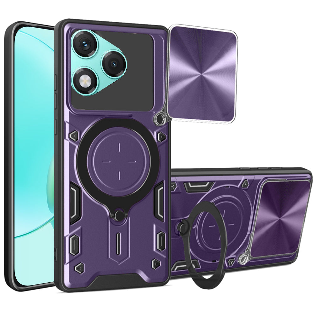 Funda para Honor 400 Lite, Techsuit, CamGuard Pro, Morado