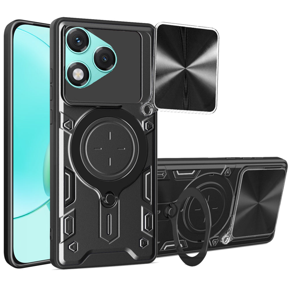 Funda para Honor 400 Lite, Techsuit, CamGuard Pro, Negra