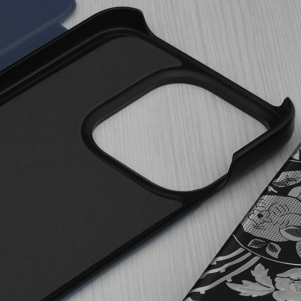 Funda para Honor 400 Lite, Techsuit, eFold, Azul Oscuro