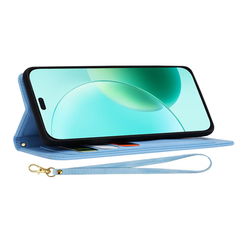 Funda para Honor 400 Lite, Techsuit, FlipCraft, Azul
