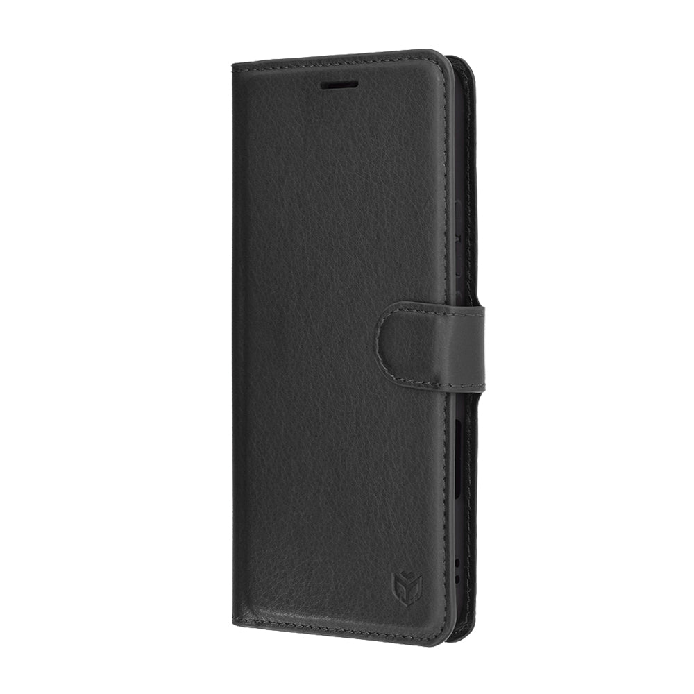 Funda para Honor 400 Lite, Techsuit, Leather Folio, Negra