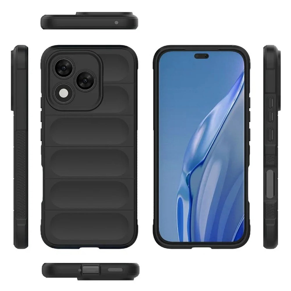 Funda para Honor 400 Lite, Techsuit, Magic Shield, Negra