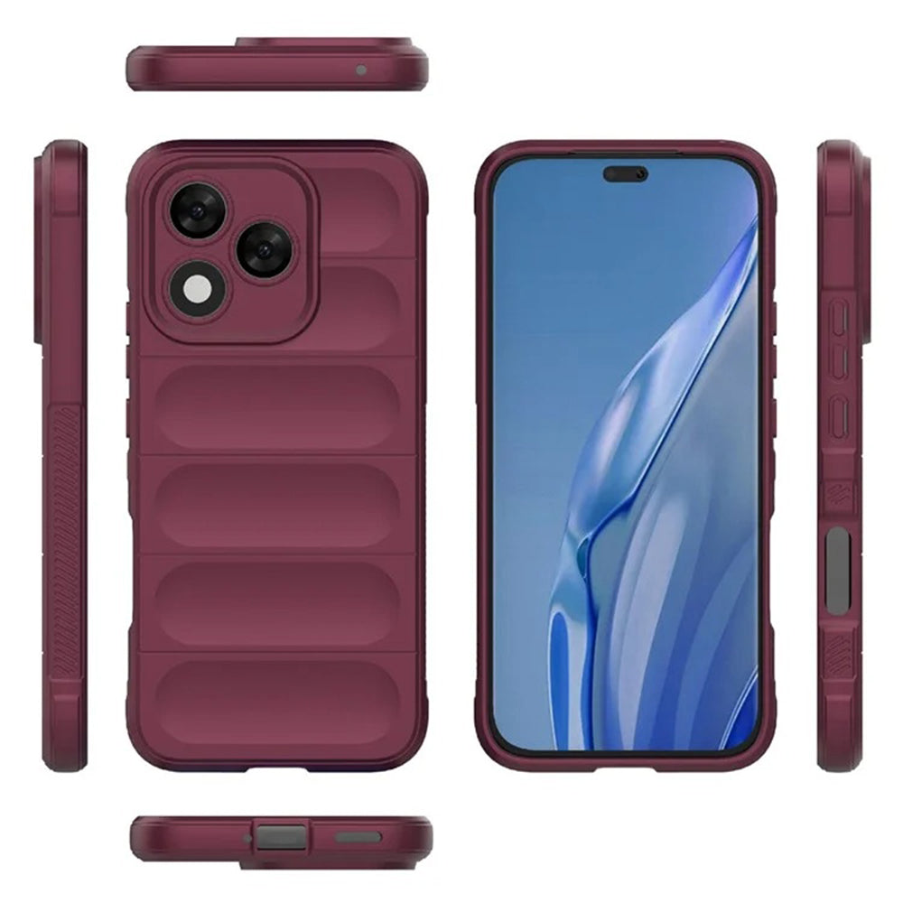 Funda para Honor 400 Lite, Techsuit, Magic Shield, Vino