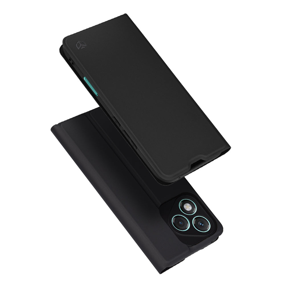 Funda para Honor 400 Lite, Techsuit, Magskin Book, Negra