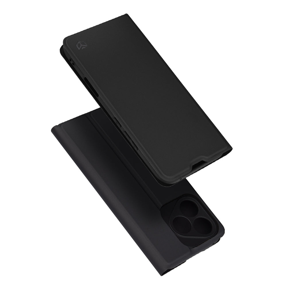 Funda para Honor 400 Lite, Techsuit, Magskin Book, Negra