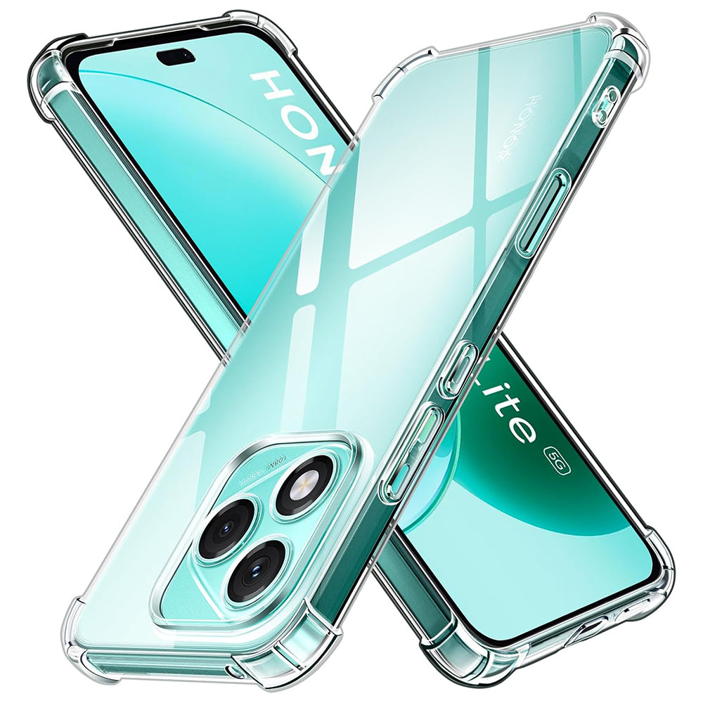 Funda para Honor 400 Lite, Techsuit, Antigolpes Transparente, Transparente