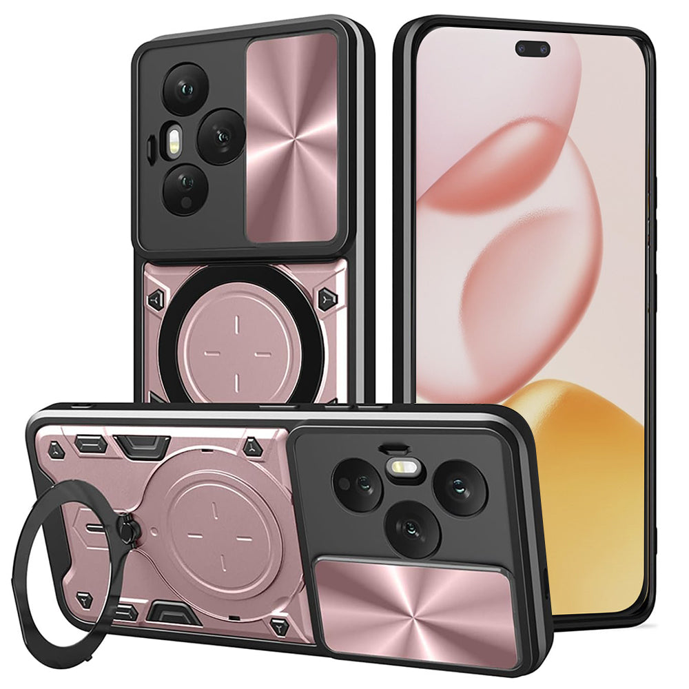Funda para Honor 400 Pro, Techsuit, CamGuard Pro, Rosa Dorado