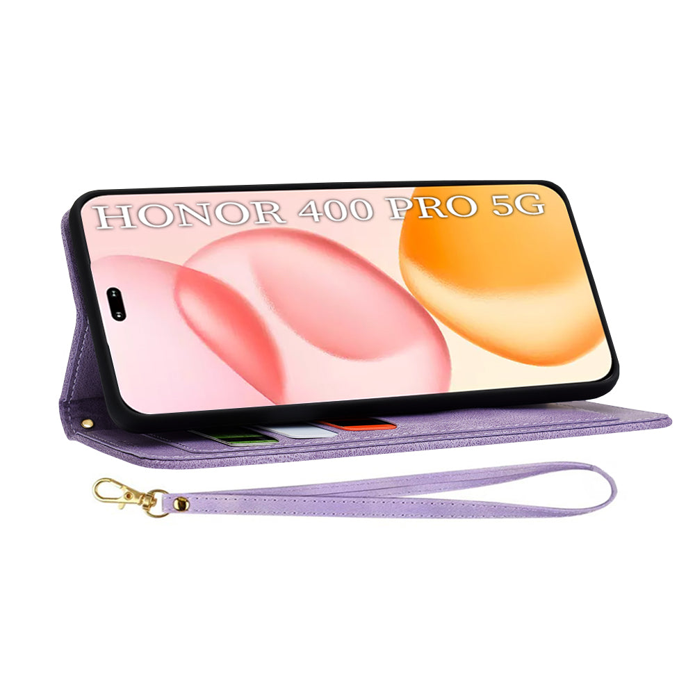 Funda para Honor 400 Pro, Techsuit, FlipCraft, Morado