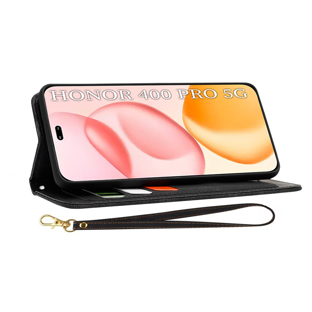 Funda para Honor 400 Pro, Techsuit, FlipCraft, Negra