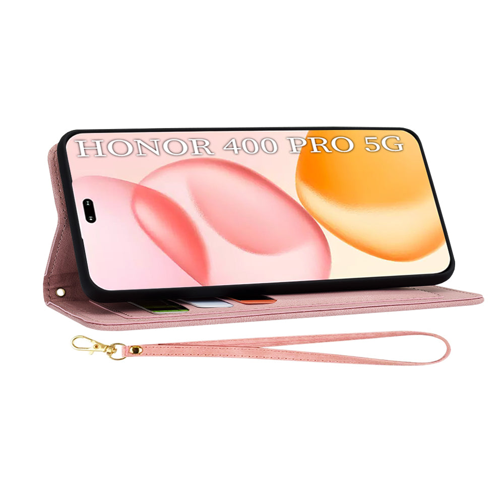 Funda para Honor 400 Pro, Techsuit, FlipCraft, Rosa