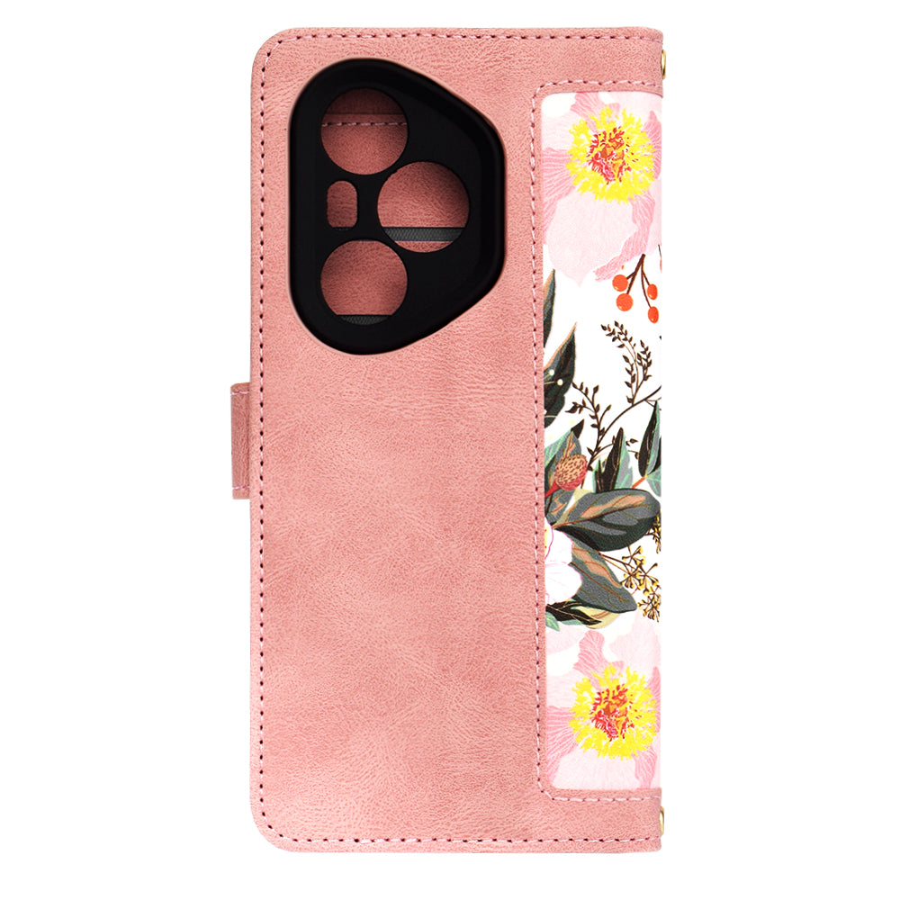 Funda para Honor 400 Pro, Techsuit, FlipCraft, Rosa