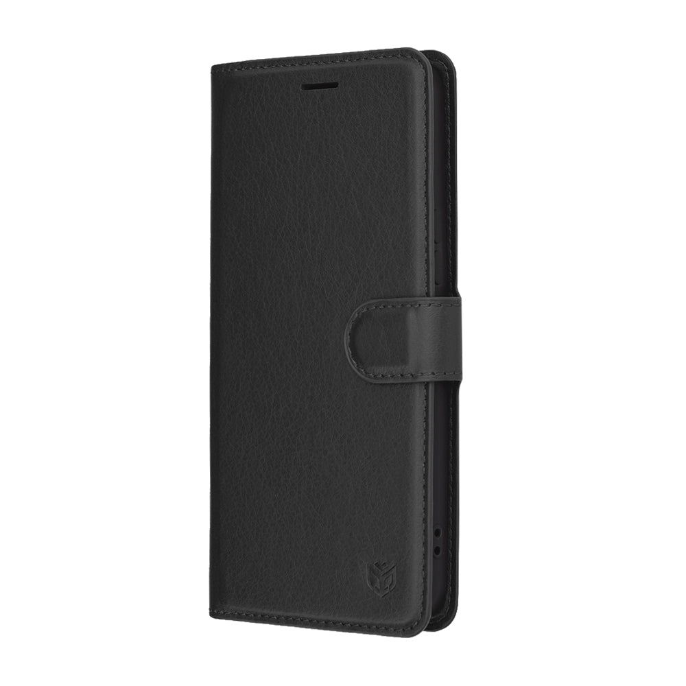Funda para Honor 400 Pro, Techsuit, Leather Folio, Negra