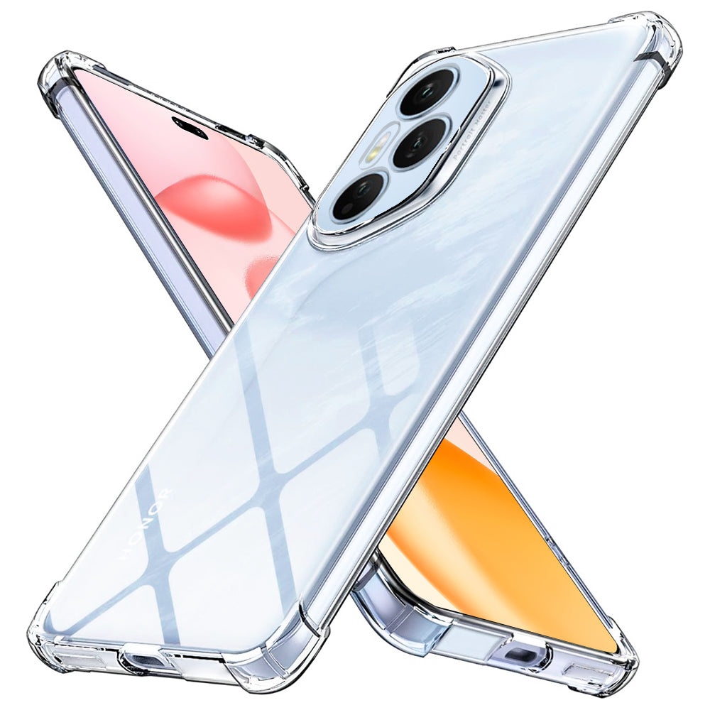Funda para Honor 400 Pro, Techsuit, Antigolpes Transparente, Transparente