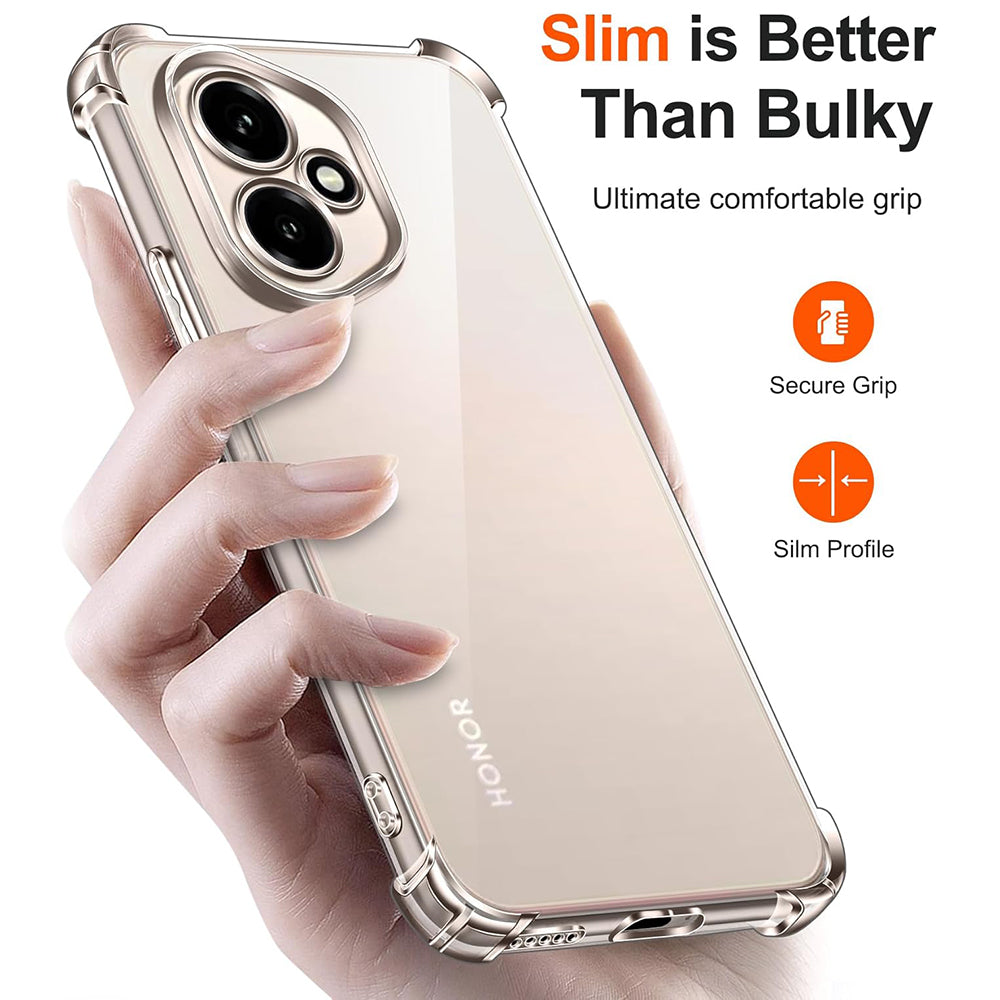 Funda para Honor 400 Pro, Techsuit, Antigolpes Transparente, Transparente