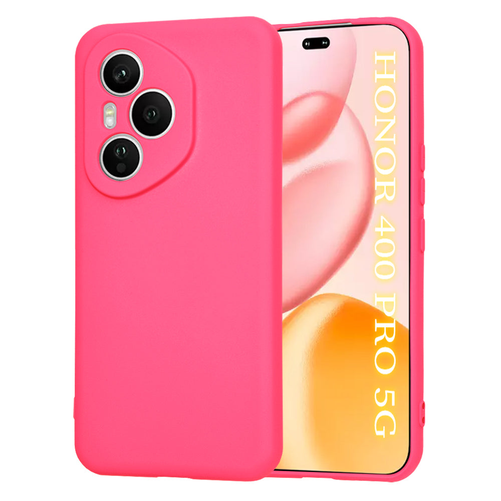Funda para Honor 400 Pro, Techsuit, SoftFlex, Rosa Oscuro