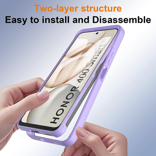 Funda para Honor 400 Smart 4G / X7d 4G / 400 Smart 5G, Techsuit, ColorVerse 360, Morado