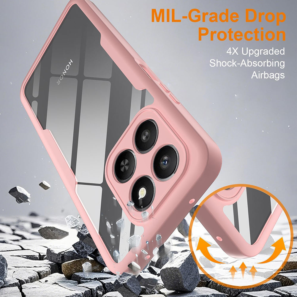 Funda para Honor 400 Smart 4G / X7d 4G / 400 Smart 5G, Techsuit, ColorVerse 360, Rosa