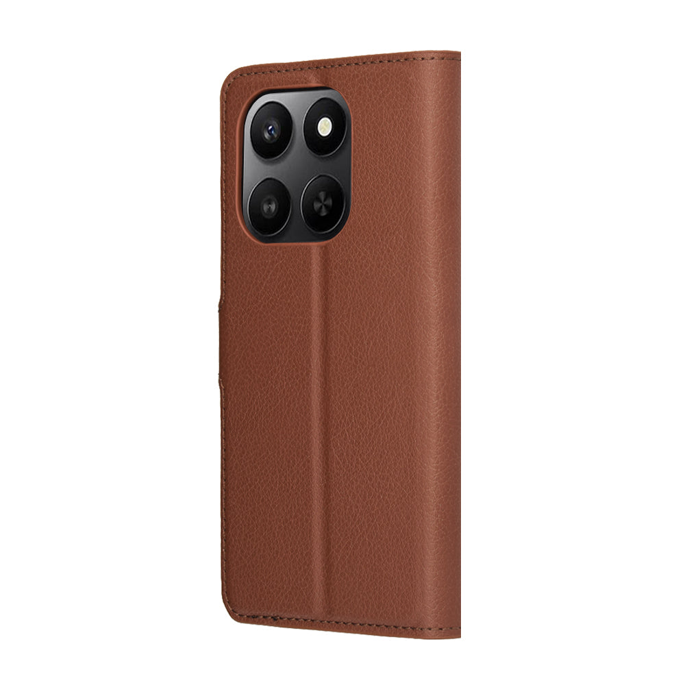 Funda para Honor 400 Smart 4G / X7d 4G / 400 Smart 5G, Techsuit, Leather Folio, Marrón