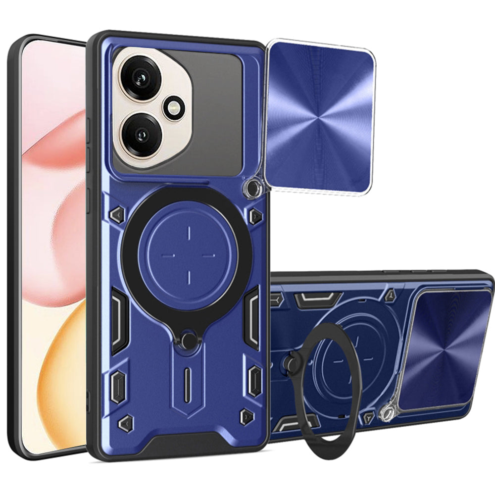 Funda para Honor 400, Techsuit, CamGuard Pro, Azul