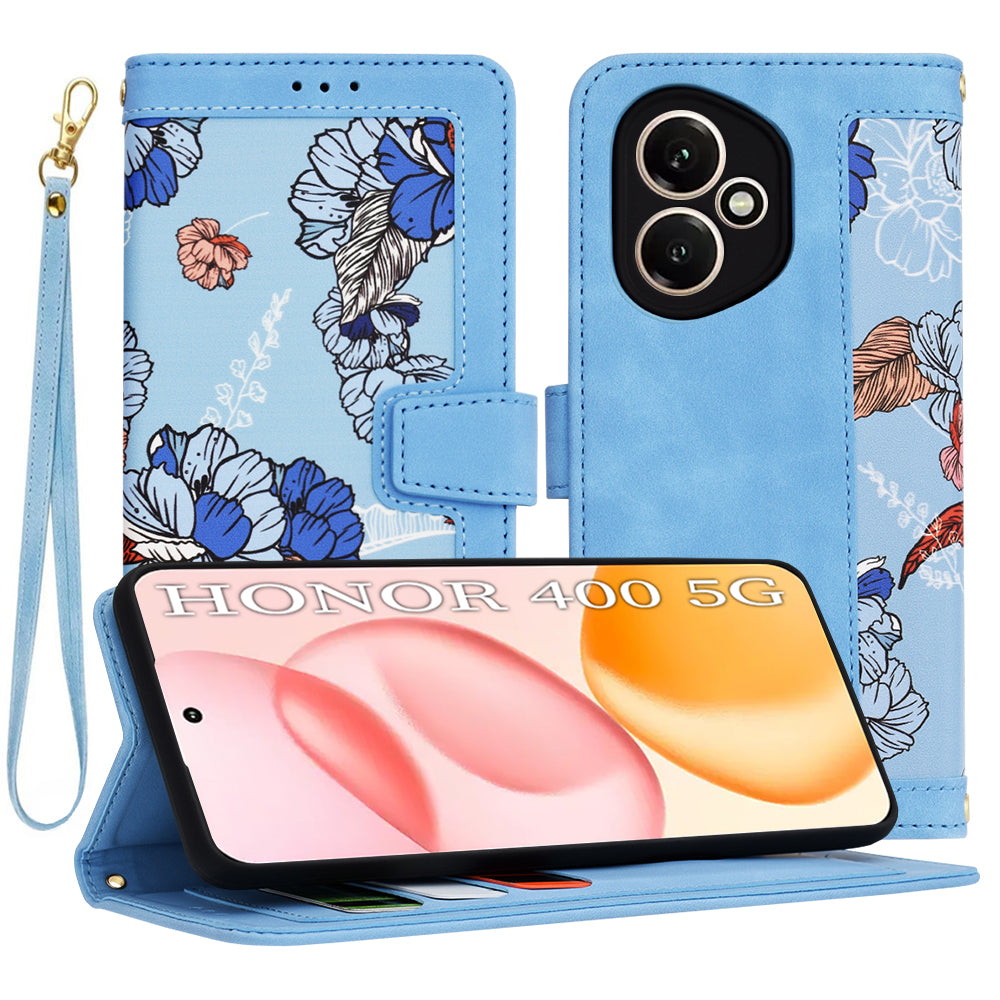 Funda para Honor 400, Techsuit, FlipCraft, Azul