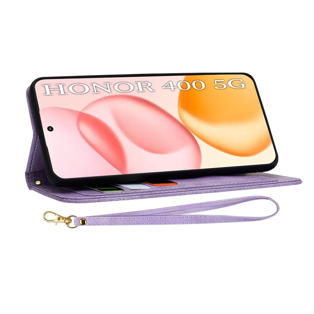 Funda para Honor 400, Techsuit, FlipCraft, Morado