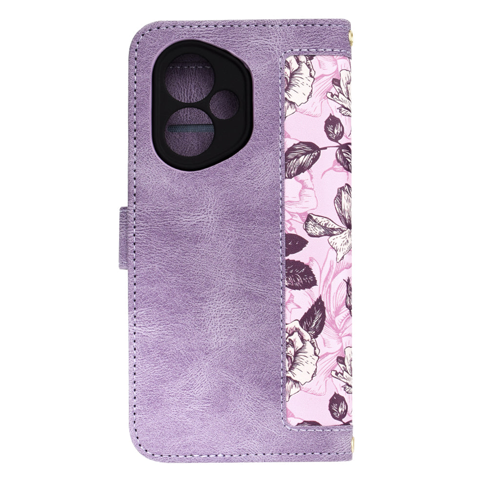 Funda para Honor 400, Techsuit, FlipCraft, Morado