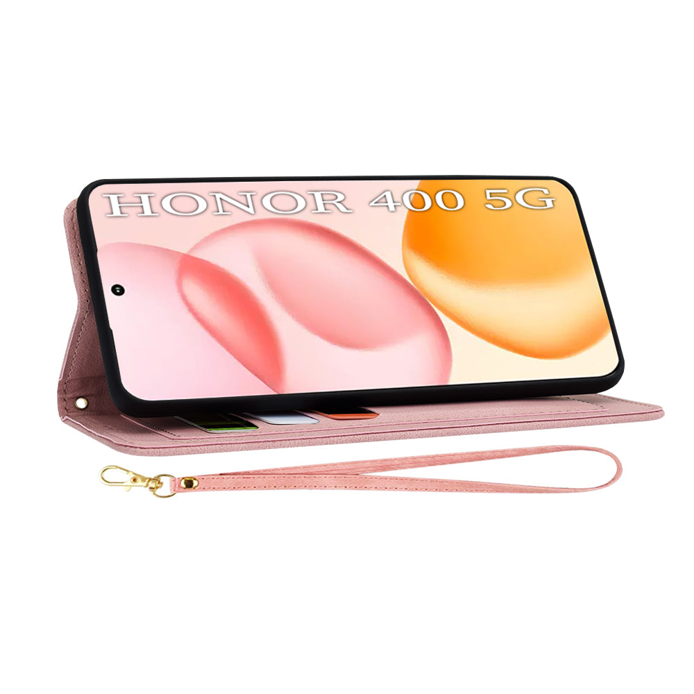 Funda para Honor 400, Techsuit, FlipCraft, Rosa